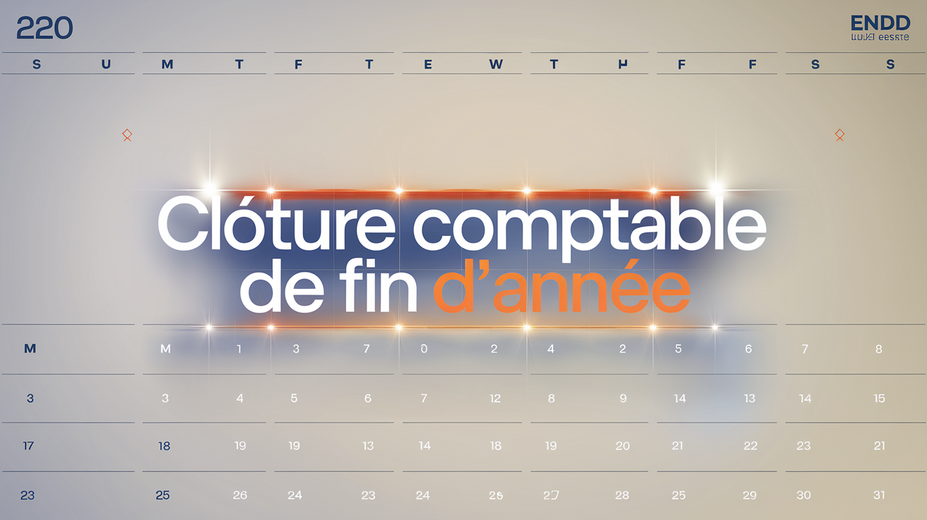 Calendrier fin d'année opération comptable RFA