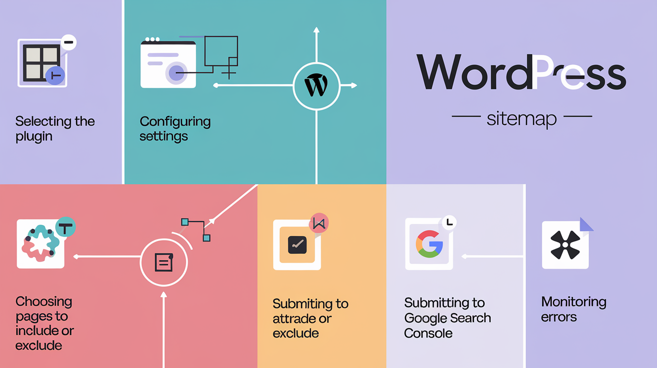 Checklist graphique création sitemap WordPress