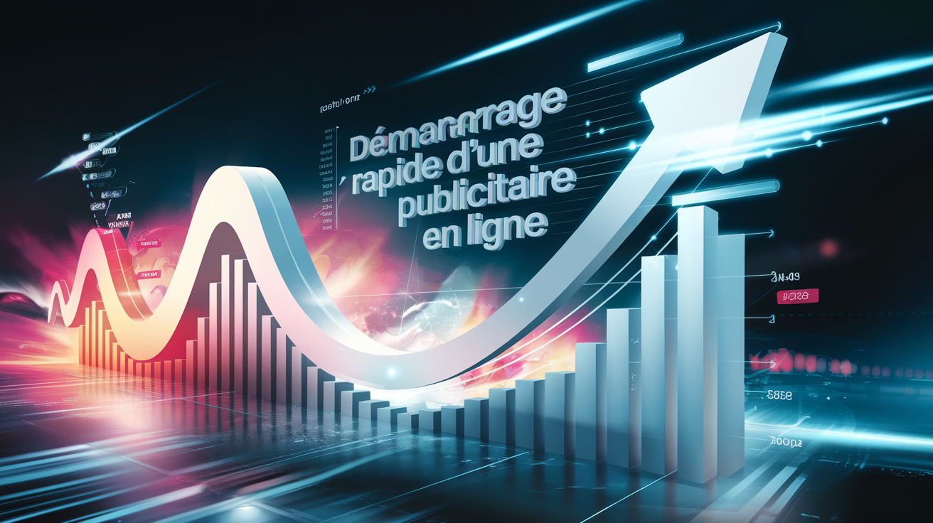 Représentation visuelle du démarrage rapide des campagnes SEA pour une visibilité immédiate.