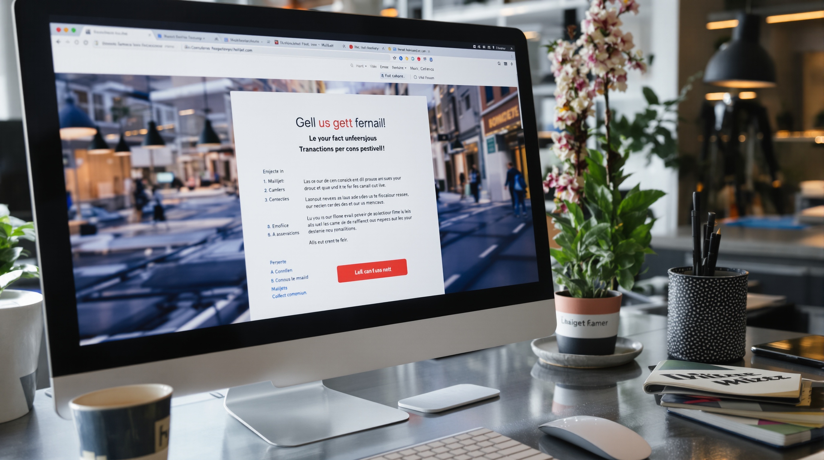 Exemple d'email transactionnel conçu via Mailjet