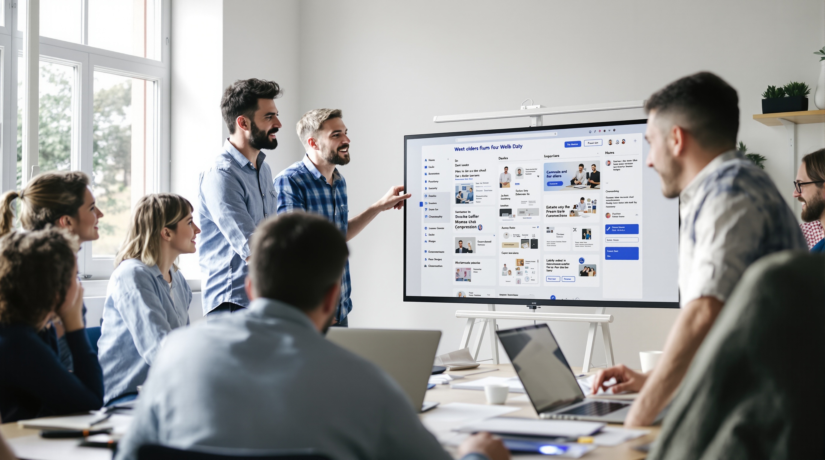 Agence web locale en Auvergne travaillant sur un site internet responsive pour une PME.