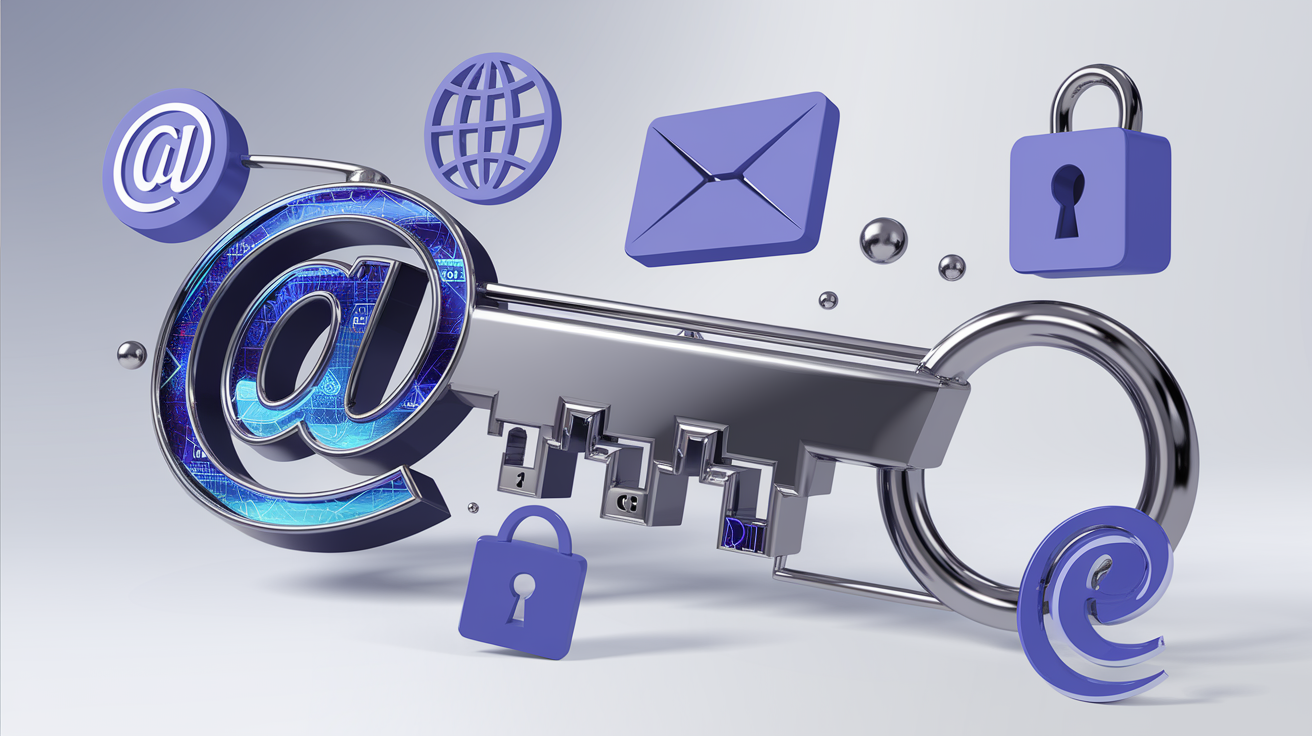 Clé numérique e-mail et communication globale