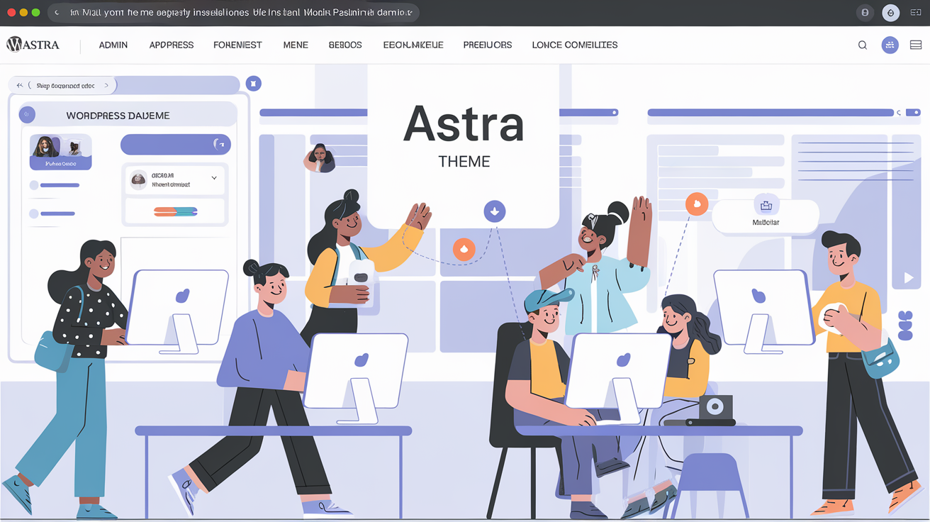 Installation facile du thème Astra depuis WordPress