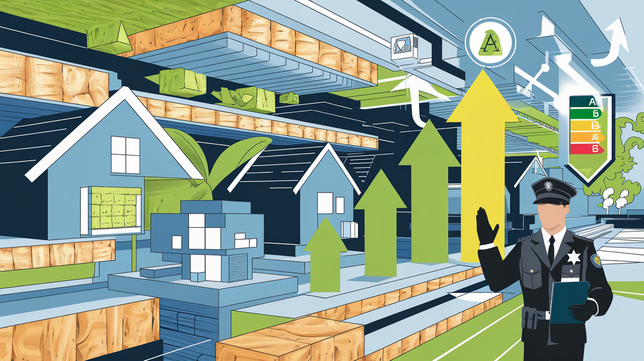 Illustration symbolisant la réglementation et incitations rénovation énergétique ITE
